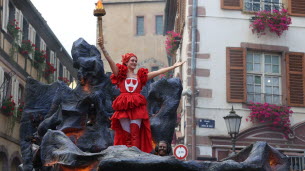 Pfifferdaj : les Jeux des Ribeaupierre ont mis le feu à Ribeauvillé