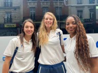 Volley-ball : Mulhouse a compté sur la route des Jeux pour Héléna Cazaute, Léandra Olinga-Andela et Christina Bauer